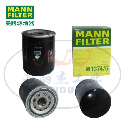 MANN-FILTER(曼牌濾清器)油濾W1374/6