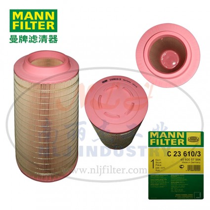 MANN-FILTER(曼牌濾清器)空濾C23610/3